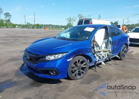 2019 Honda Civic Sport from USA, damaged, VIN 2HGFC2F88KH585971